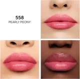 GUERLAIN KissKiss Bee Glow - Питательный увлажняющий бальзам для губ, 3.2 г, оттенок 558 Pearly Peony — фото 3