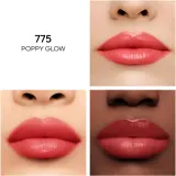GUERLAIN KissKiss Bee Glow - Питательный увлажняющий бальзам для губ, 3.2 г, оттенок 775 Poppy Glow — фото 3