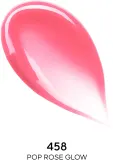 GUERLAIN KissKiss Bee Glow - Питательный увлажняющий бальзам для губ, 3.2 г, оттенок 458 Pop Rose Glow — фото 2