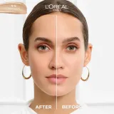 L’Oreal Paris True Match Nude Plumping Tinted Serum - Сыворотка для выравнивания тона кожи, 30 мл, оттенок 4-5 Medium — фото 5