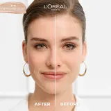 L’Oreal Paris True Match Nude Plumping Tinted Serum - Сыворотка для выравнивания тона кожи, 30 мл, оттенок 3-4 Light Medium — фото 5