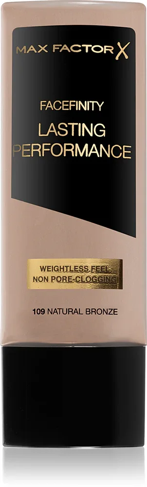 Max Factor Facefinity Lasting Performance - Тональная основа для долговременного эффекта, 35 мл, оттенок 109 Natural Bronze