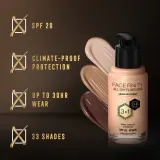 Max Factor Facefinity All Day Flawless - Тональная основа с защитой SPF 20, 30 мл, оттенок 40 Light Ivory — фото 6