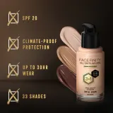 Max Factor Facefinity All Day Flawless - Тональная основа с защитой SPF 20, 30 мл, оттенок 55 Beige — фото 6
