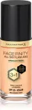 Max Factor Facefinity All Day Flawless - Тональная основа с защитой SPF 20, 30 мл, оттенок 44 Warm Ivory — фото 1