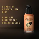 Max Factor Facefinity All Day Flawless - Тональная основа с защитой SPF 20, 30 мл, оттенок 85 Caramel — фото 4