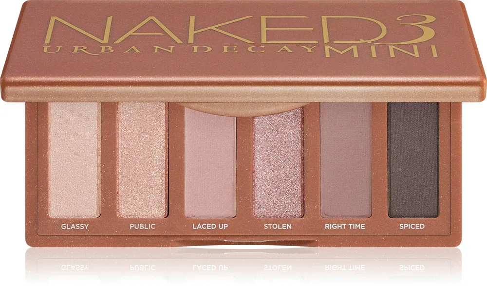 Urban Decay Naked3 Mini palette - Палетка теней для век, 1 шт