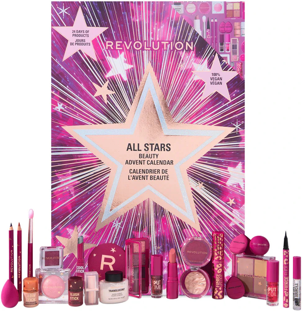 Makeup Revolution Advent Calendar All Stars - Адвент-календарь, 24 шт