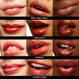 MAC Cosmetics Lustreglass Sheer-Shine Lipstick - Блестящая помада, 3 г, оттенок Obviously — фото 6
