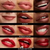 MAC Cosmetics Lustreglass Sheer-Shine Lipstick - Блестящая помада, 3 г, оттенок Posh Pit — фото 5