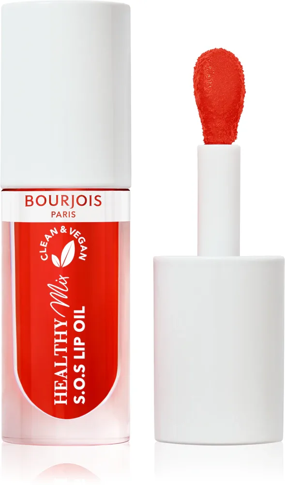 Bourjois Healthy Mix S.O.S Lip Oil - Блеск для губ с увлажняющим действием, 4.5 мл, оттенок 07 Glazing Red
