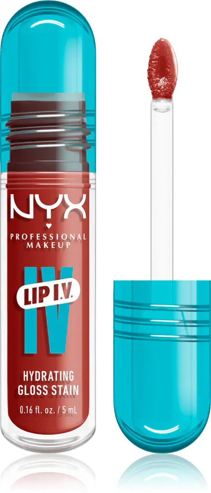 NYX Professional Makeup Lip IV - Длительный блеск для губ с увлажняющим действием, 5 мл, оттенок 12 - BURST THAT TANGI