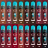 NYX Professional Makeup Lip IV - Длительный блеск для губ с увлажняющим действием, 5 мл, оттенок 12 - BURST THAT TANGI — фото 4