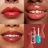 NYX Professional Makeup Lip IV - Длительный блеск для губ с увлажняющим действием, 5 мл, оттенок 12 - BURST THAT TANGI — фото 5