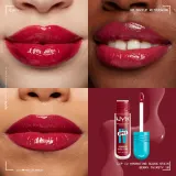 NYX Professional Makeup Lip IV - Длительный блеск для губ с увлажняющим действием, 5 мл, оттенок 10 - BERRY THIRSTY — фото 5