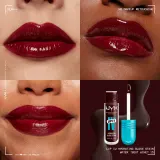 NYX Professional Makeup Lip IV - Длительный блеск для губ с увлажняющим действием, 5 мл, оттенок 15 - WATER BOUT WNE? — фото 8