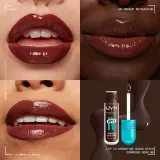 NYX Professional Makeup Lip IV - Длительный блеск для губ с увлажняющим действием, 5 мл, оттенок 06 - ESPRESSO SOAK — фото 5