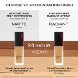 Shiseido Synchro Skin Radiant Lifting Foundation Advanced - Розовое основание с лифтинг-эффектом SPF 30, 30 мл, оттенок 420 Bronze — фото 7