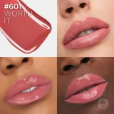 L’Oreal Paris Infaillible Laque Resistance - Долговременная помада в жидкой форме, увлажняющая и придающая блеск, 4.3 мл, оттенок 601 Worth It — фото 2