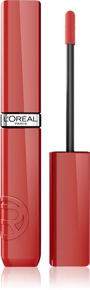 L’Oreal Paris Infaillible Laque Resistance - Долговременная помада в жидкой форме, увлажняющая и придающая блеск, 4.3 мл, оттенок 635 Worth IT Medium