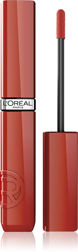 L’Oreal Paris Infaillible Laque Resistance - Долговременная помада в жидкой форме, увлажняющая и придающая блеск, 4.3 мл, оттенок 510 Cafe Parisien