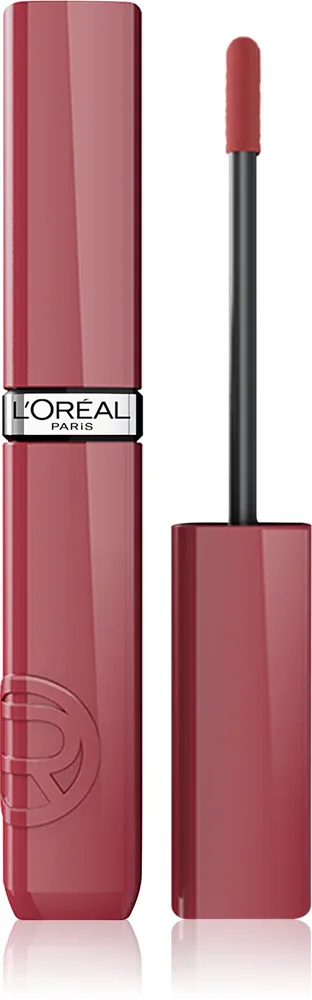 L’Oreal Paris Infaillible Laque Resistance - Долговременная помада в жидкой форме, увлажняющая и придающая блеск, 4.3 мл, оттенок 220 Paris Sunset