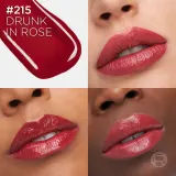 L’Oreal Paris Infaillible Laque Resistance - Долговременная помада в жидкой форме, увлажняющая и придающая блеск, 4.3 мл, оттенок 215 Drunk in Rose — фото 2
