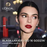 L’Oreal Paris Infaillible Laque Resistance - Долговременная помада в жидкой форме, увлажняющая и придающая блеск, 4.3 мл, оттенок 415 Rouge Paris — фото 7