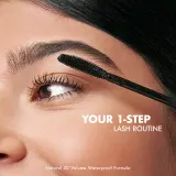 NOBEA Festive 3D Waterproof Mascara - Водостойкая тушь для ресниц, утолщающая, 8 мл — фото 3