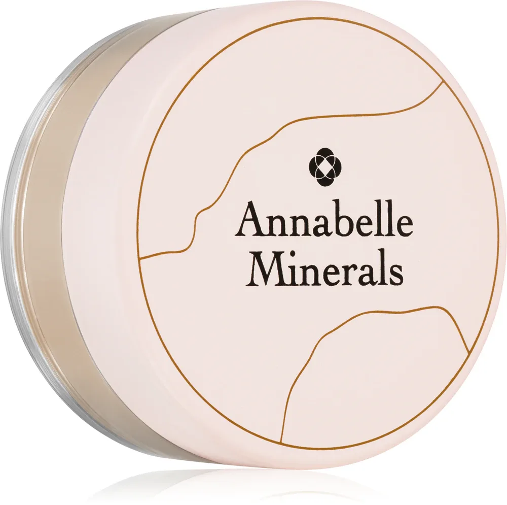 Annabelle Minerals Coverage Mineral Foundation - Минеральный порошковый тональный фонд, придающий идеальный вид, 4 г, оттенок Natural Fairest