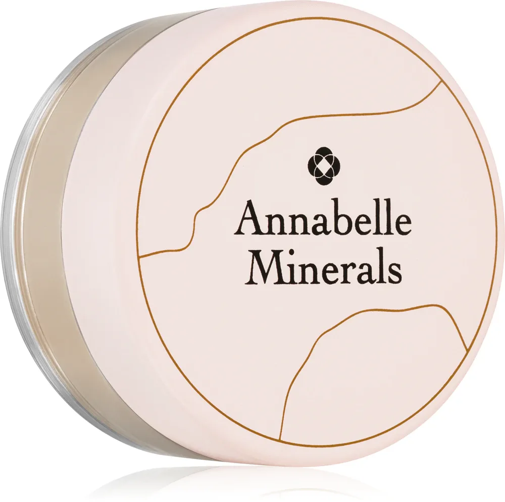 Annabelle Minerals Coverage Mineral Foundation - Минеральный порошковый тональный фонд, придающий идеальный вид, 4 г, оттенок Golden Fairest