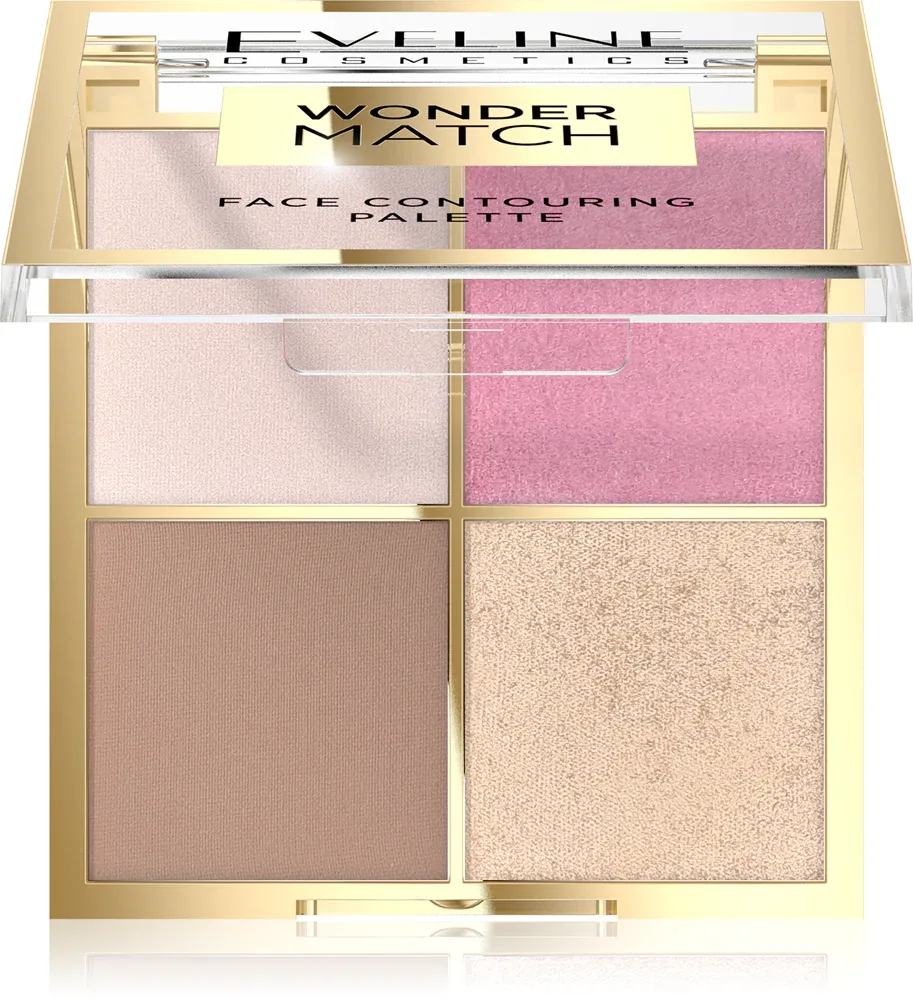 Eveline Cosmetics Wonder Match - Палетка многофункциональная 4 в 1, 10.8 г, оттенок 01