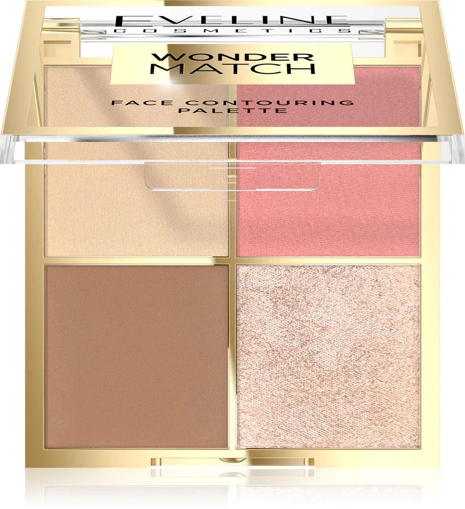 Eveline Cosmetics Wonder Match - Палетка многофункциональная 4 в 1, 10.8 г, оттенок 02