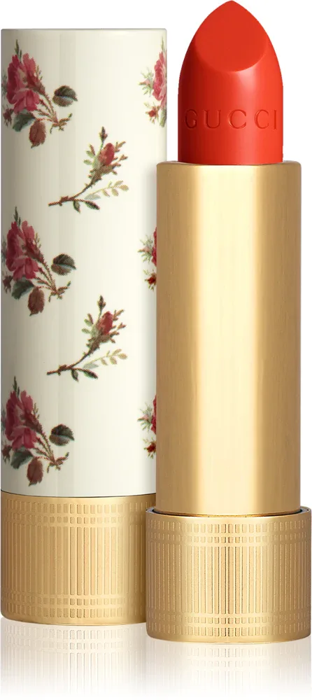 Gucci Gucci Beauty Rouge a Levres Voile - Блестящая помада, 3.5 г, оттенок 302 Agatha Orange