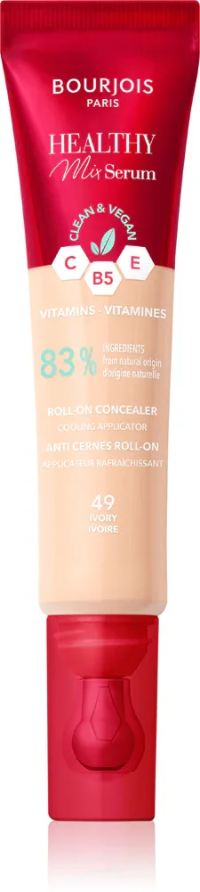 Консилер для лица Bourjois Healthy Mix Serum увлажняющий, среднего покрытия, 13 мл, оттенок 49 Ivory