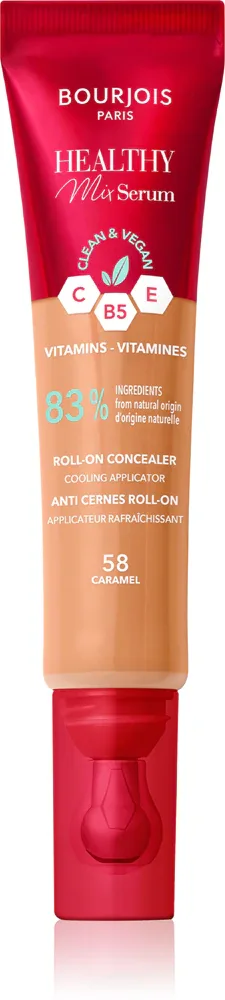 Консилер для лица Bourjois Healthy Mix Serum увлажняющий, среднего покрытия, 13 мл, оттенок 58 Caramel