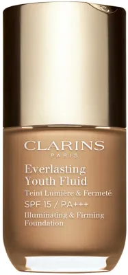 Clarins Everlasting Youth Fluid Foundation - Тональная основа с SPF 15, осветляющая, 30 мл