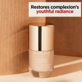 Clarins Everlasting Youth Fluid Foundation - Тональная основа с SPF 15, осветляющая, 30 мл, оттенок 110 Honey — фото 3