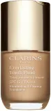 Clarins Everlasting Youth Fluid Foundation - Тональная основа с SPF 15, осветляющая, 30 мл, оттенок 111 Toffe — фото 1