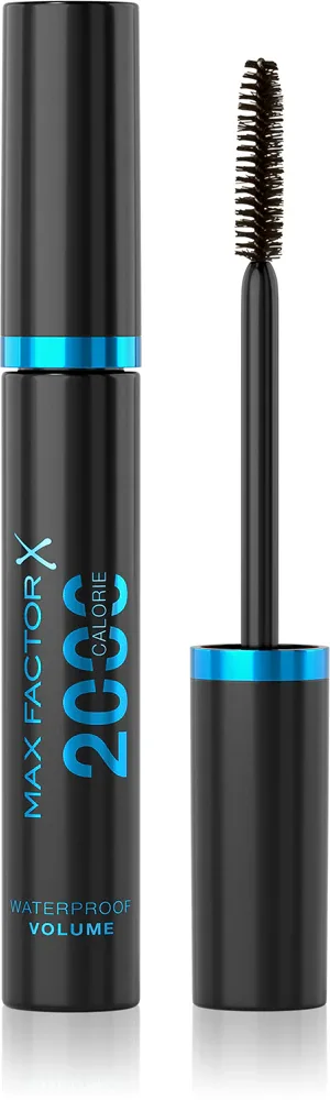 Max Factor 2000 Calorie - Тушь для ресниц, увеличивающая объем, водостойкая, 9 мл, оттенок Black