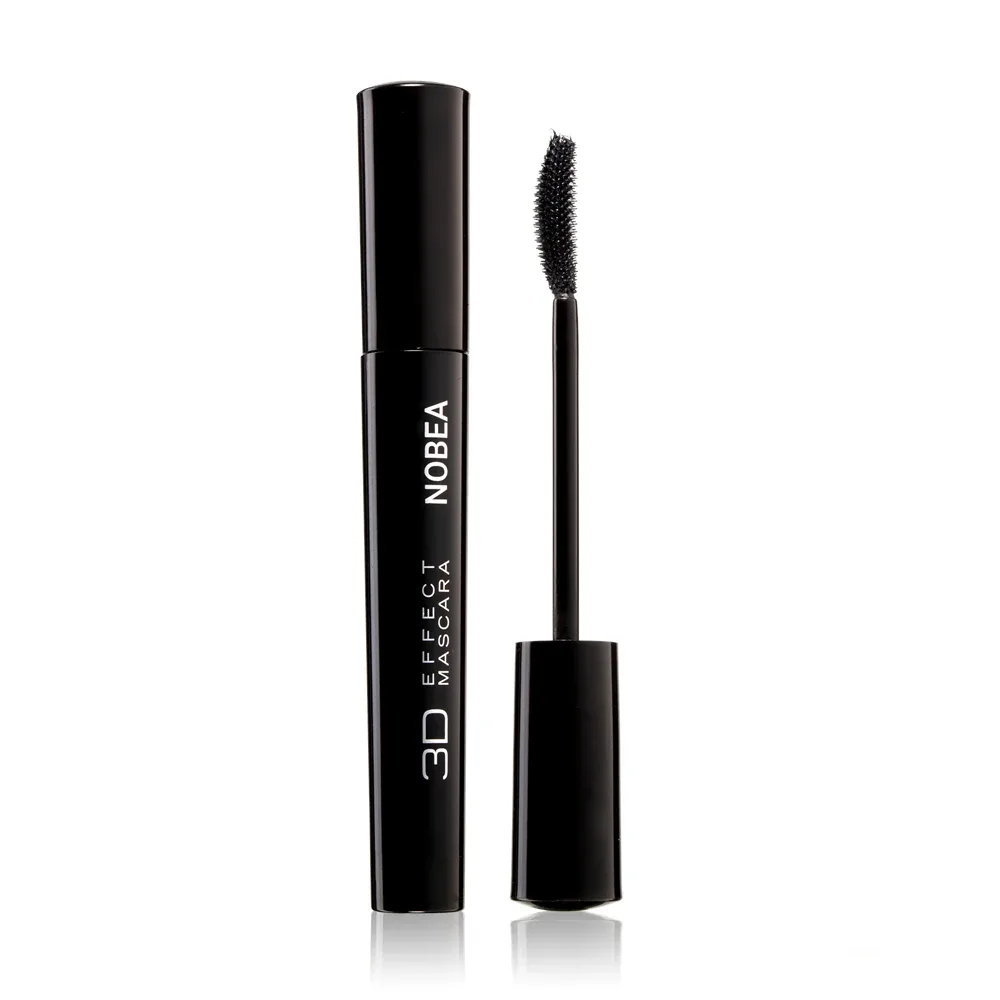 NOBEA Festive 3D Effect Mascara - Тушь для ресниц, придающая объем с эффектом 3D, 8 мл, оттенок 001 Black