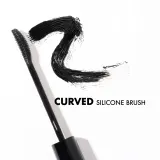 NOBEA Festive 3D Effect Mascara - Тушь для ресниц, придающая объем с эффектом 3D, 8 мл, оттенок 001 Black — фото 2
