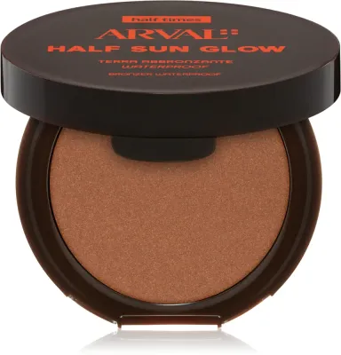 Arval Half Times Half Sun Glow Waterproof Bronzer - Водостойкая бронзирующая пудра, 8 г