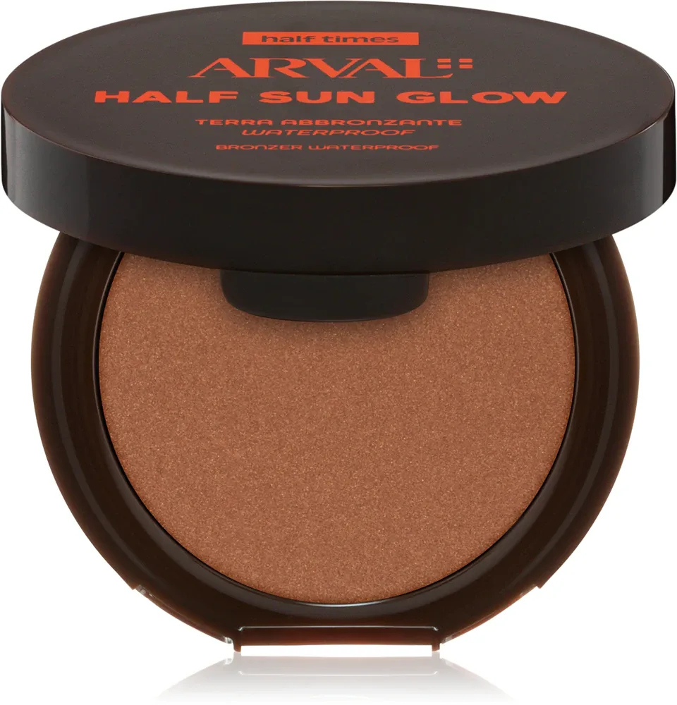 Arval Half Times Half Sun Glow Waterproof Bronzer - Водостойкая бронзирующая пудра, 8 г