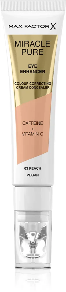 Max Factor Miracle Pure - Корректор кремовый против отеков и темных кругов, 10 мл, оттенок 03 Peach