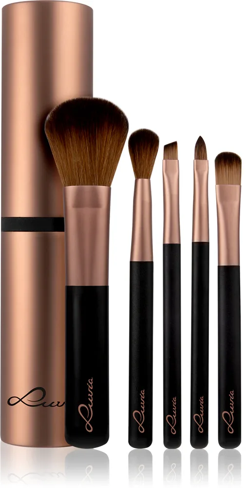 Luvia Cosmetics Travel Set Cappuccino - Набор косметических кистей для путешествий