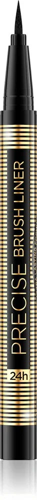 Eveline Cosmetics Precise Brush Liner - Подводка для глаз в перьях, 6 мл, оттенок Black