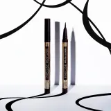 Eveline Cosmetics Precise Brush Liner - Подводка для глаз в перьях, 6 мл, оттенок Black — фото 2