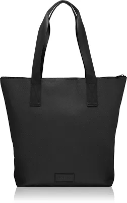 Сумка-шоппер Notino Elite Collection Shopper Bag матовая чёрная, водонепроницаемая, на молнии, 43 × 37 × 9 см размер XL