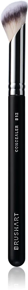 Кисть для консилера BrushArt Professional B12 Angled concealer brush скошенная, с синтетическим ворсом, 1 шт B12